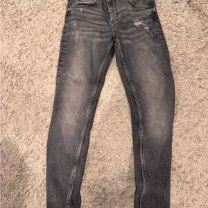 Zara Gray Denim Jeans